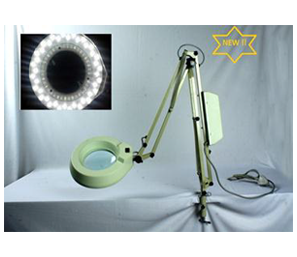 Flexible Arm Illuminated Magnifier Standard Model (L104St) with LED