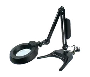 ESD Safe Flexible Arm Illuminated Magnifier Semi-deluxe Model